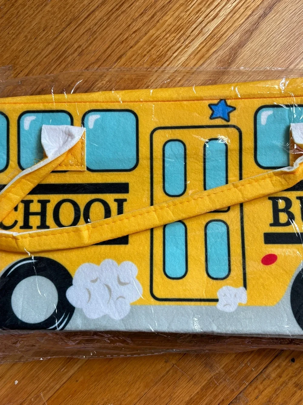 NWT Berteau & Co School Bus Pencil Pouch Organizer Teacher Gift